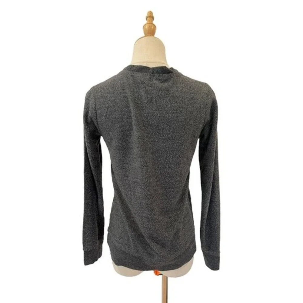 Chaser Grey Pray For Champagne Sweatshirt Fleece Cozy Casual